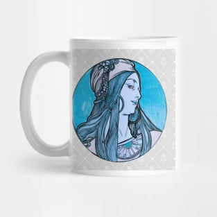 Vintage Twenties Girl - Alphonse Mucha Mug